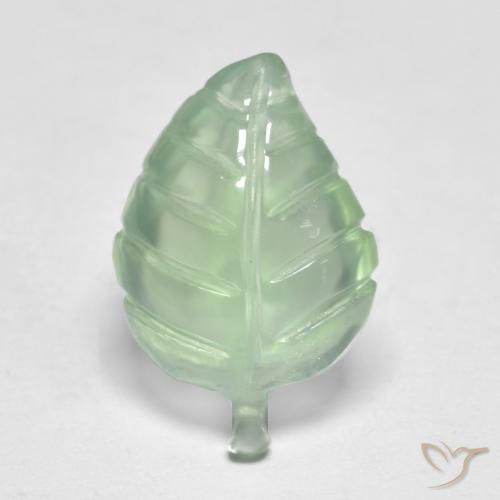 3.91ct Natural Verde muito claro Prehnite, Chique, Transparente