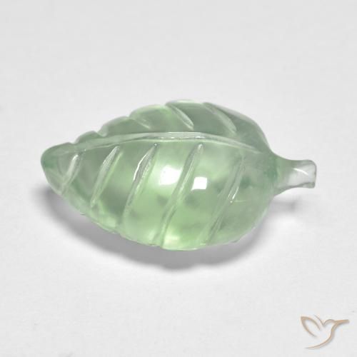 Prehnite Verde muito claro Natural 3.91ct, Chique, Transparente