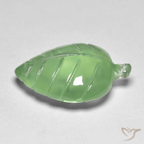 Prehnite Verde limão Natural 7.90ct, Chique, Transparente