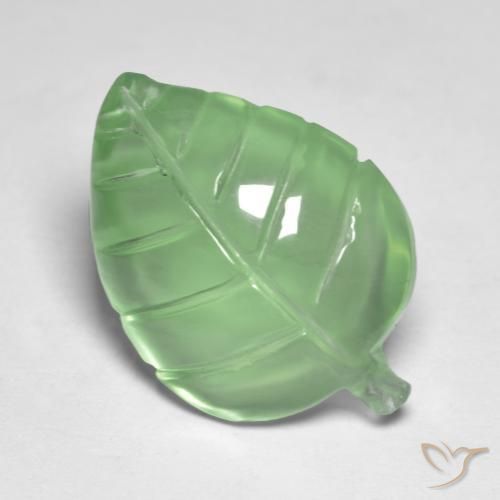 Prehnite Verde limão Natural 9.00ct, Chique, Transparente