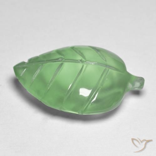 Prehnite Verde limão Natural 9.00ct, Chique, Transparente