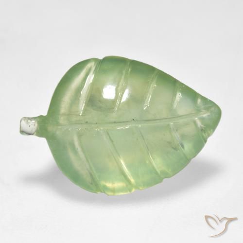Prehnite Amarelo verde Natural 8.89ct, Chique, Transparente