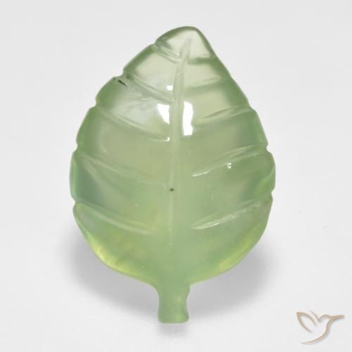 6.45ct Natural Verde médio Prehnite, Chique, Transparente