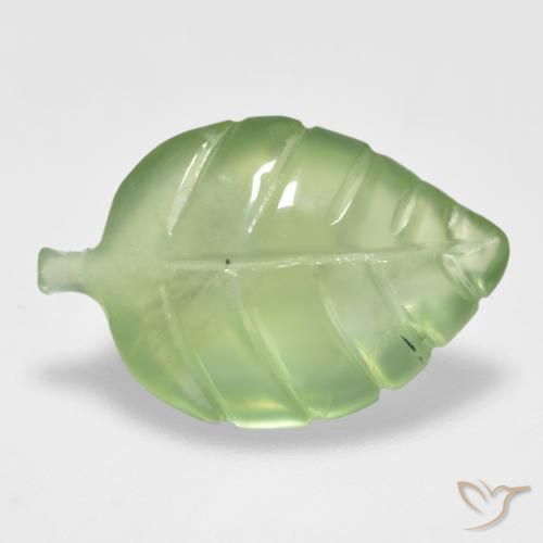 Prehnite Verde médio Natural 6.45ct, Chique, Transparente