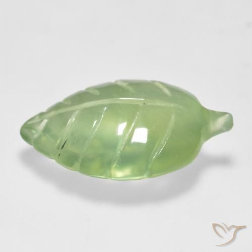 Prehnite Verde médio Natural 6.45ct, Chique, Transparente