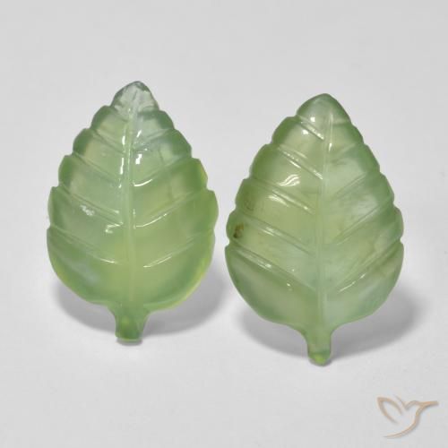 13.11ctw Natural Verde limão Prehnite, Chique, Transparente
