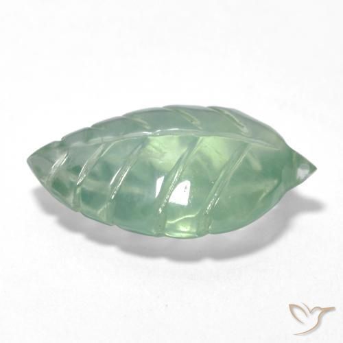 Prehnite Verde Pêra Claro Natural 5.25ct, Chique, Transparente
