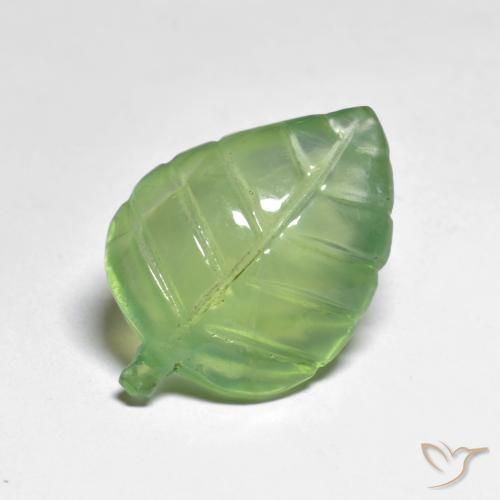 Prehnite Verde oliva Natural 8.23ct, Chique, Transparente