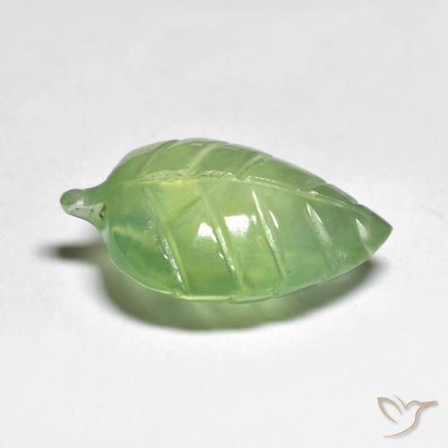 Prehnite Verde oliva Natural 8.23ct, Chique, Transparente