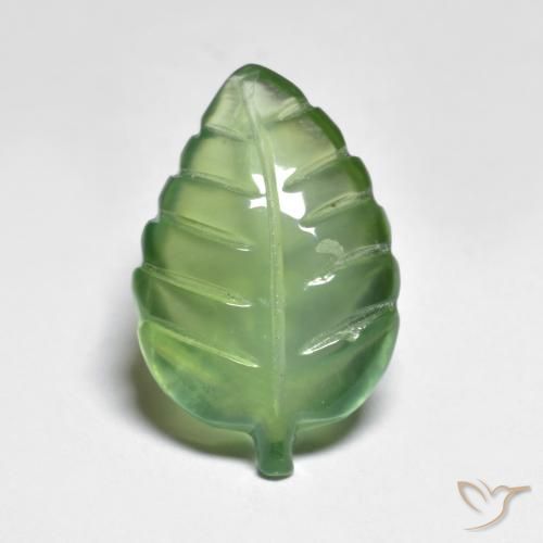 6.92ct Natural verde pêra Prehnite, Chique, Transparente