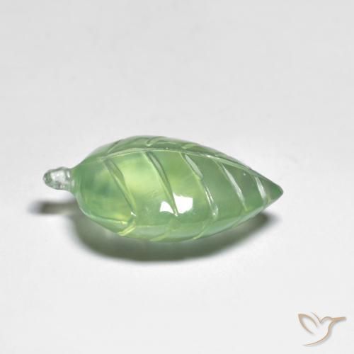 Prehnite Amarelo verde Natural 9.68ct, Chique, Transparente
