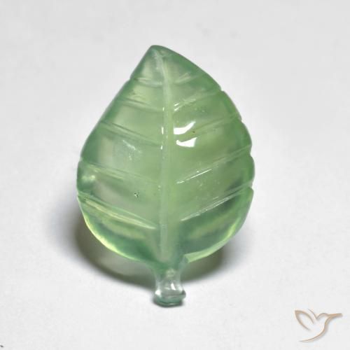7.09ct Natural verde quente Prehnite, Chique, Transparente