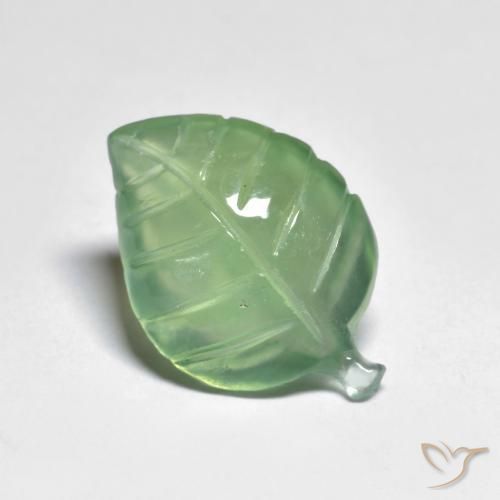 Prehnite verde quente Natural 7.09ct, Chique, Transparente