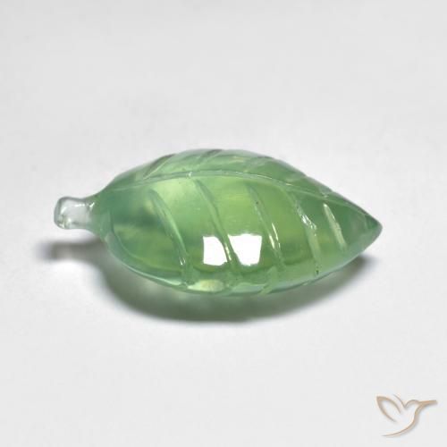 Prehnite verde quente Natural 7.09ct, Chique, Transparente