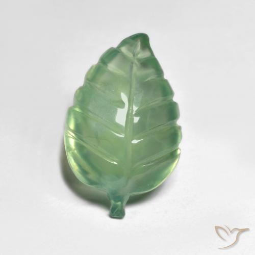 5.76ct Natural Luz verde Prehnite, Chique, Translúcido