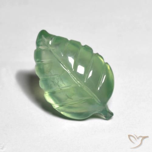 Prehnite Luz verde Natural 5.76ct, Chique, Translúcido