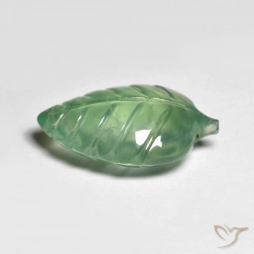 Prehnite Luz verde Natural 5.76ct, Chique, Translúcido