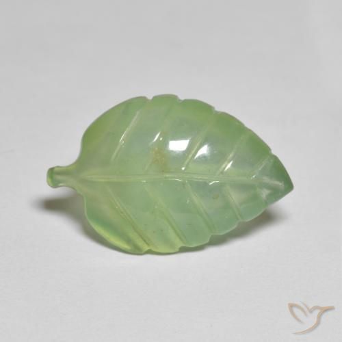Prehnite Verde médio Natural 8.05ct, Chique, Transparente