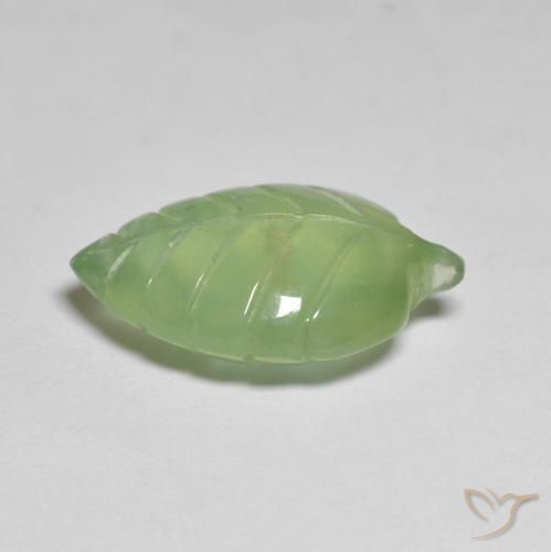 Prehnite Verde médio Natural 8.05ct, Chique, Transparente