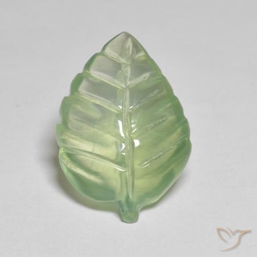 Prehnite Amarelo verde Natural 7.31ct, Chique, Transparente