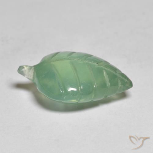 Prehnite Hortelã clara Natural 7.60ct, Chique, Transparente