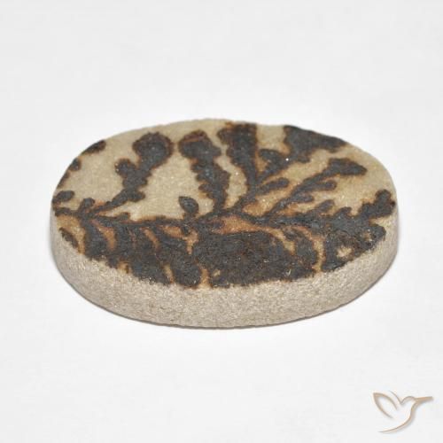 Dendrito Psilomelano Multicolorido Natural 26.52ct, oval, Opaco