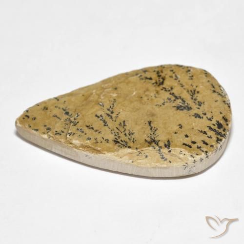Dendrito Psilomelano Multicolorido Natural 27.96ct, Formato de pêra, Opaco