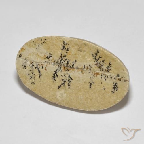 Dendrito Psilomelano Multicolorido Natural 33.47ct, oval, Opaco