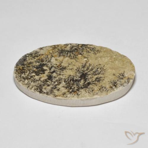 Dendrito Psilomelano Multicolorido Natural 37.32ct, oval, Opaco