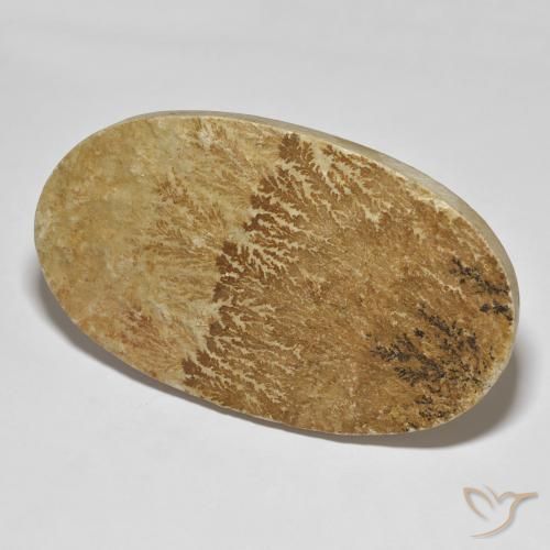 Dendrito Psilomelano Multicolorido Natural 114.72ct, oval, Opaco
