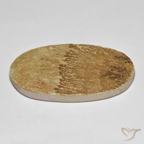 Dendrito Psilomelano Multicolorido Natural 114.72ct, oval, Opaco