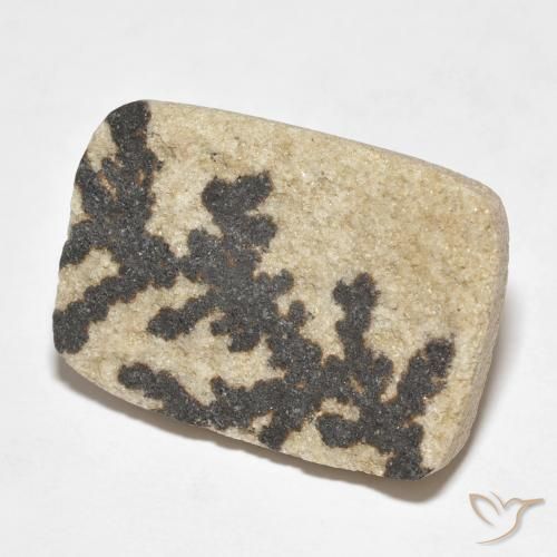 Dendrito Psilomelano Multicolorido Natural 18.24ct, Almofada, Opaco