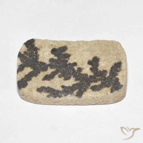 Dendrito Psilomelano Multicolorido Natural 18.24ct, Almofada, Opaco