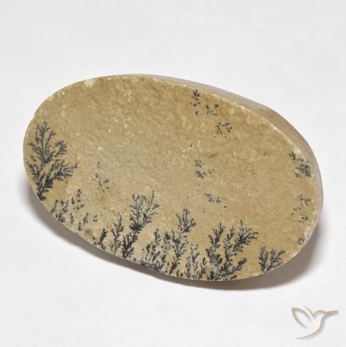 Dendrito Psilomelano Multicolorido Natural 52.94ct, oval, Opaco