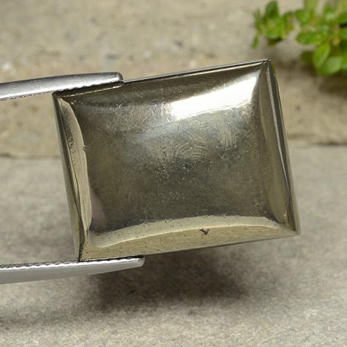 Pirita Ouro Natural 38.25ct, baguete, Opaco