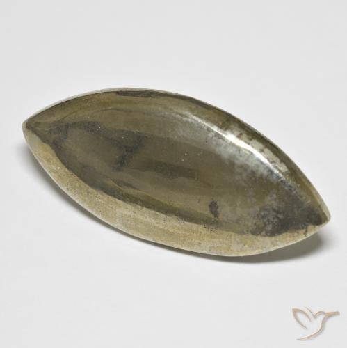 Pirita Ouro Natural 45.71ct, Marquesa, Opaco