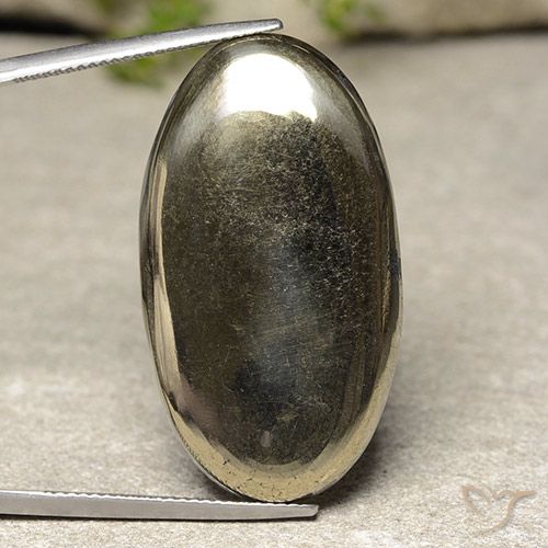 51.94ct Natural Ouro Pirita, oval, Opaco