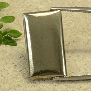 Pirita Ouro Natural 16.04ct, baguete, Opaco