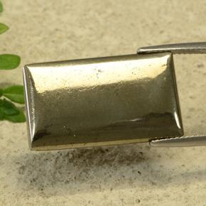 Pirita Ouro Natural 16.04ct, baguete, Opaco