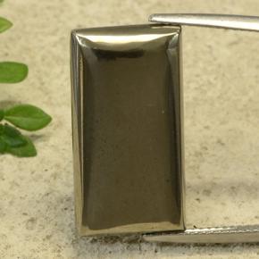 Pirita Ouro Natural 19.66ct, baguete, Opaco