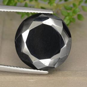 Pirita cinza natural 19,12ct, corte redondo, opaco