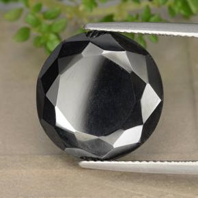 Pirita cinza natural 19,12ct, corte redondo, opaco