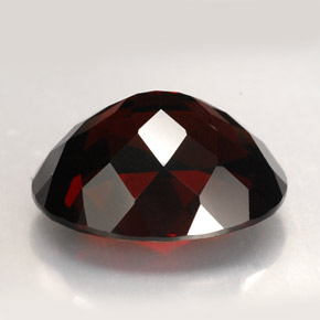 Granada piropo vermelho natural 14,36ct, corte oval, VVS