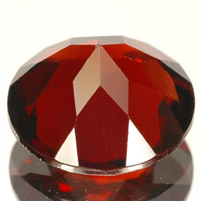 Granada piropo vermelho natural 2,10ct, corte redondo, VS