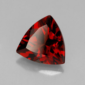 Granada piropo vermelho natural 1,83ct, trillion, VS