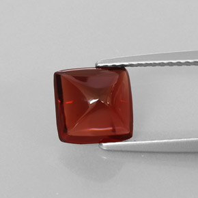 Granada piropo vermelho natural 2,43ct, transparente, transparente/translúcido