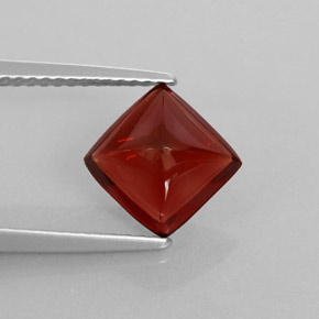 Granada piropo vermelho natural 2,43ct, transparente, transparente/translúcido