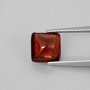 Granada piropo vermelho natural 2,41ct, transparente, transparente/translúcido