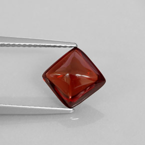 Granada piropo vermelho natural 2,41ct, transparente, transparente/translúcido