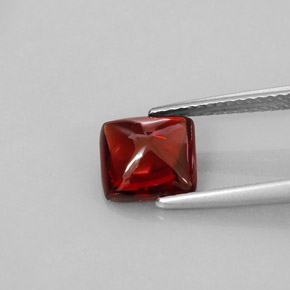 Granada piropo vermelho natural 2,41ct, transparente, transparente/translúcido
